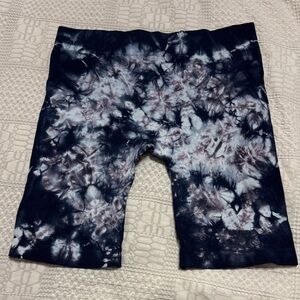 Women's Tie-Dye Sleepwear Nylon Spandex Shorts
